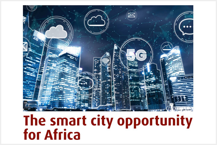 Smart city infographic